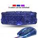 LED Breathing Backlight Pro Gaming Keyboard Mouse Combos USB Wired Full Key Professional Mouse Keyboard