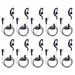 10X Black 2 Pin PTT Mic Headset for Radio HYT UV5R Earpiece