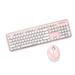 Keyboard Mouse Combo 104 Key Full Size USB Cordless Keyboard and Optical Mouse Set for Pc Laptop Office Game