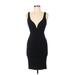 Lulus Cocktail Dress - Mini: Black Solid Dresses - Women's Size Medium