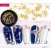 Besaacan Nail Accessorie on Saleï¼� New Nail Jewelry Christmas Patch Snowflake Computer Sheet Series Christmas Jewelry Nail Nail Patch Ladies Diy Nail Sticker Nail Salon Home Decoration Nail Care B