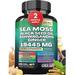 Sea Moss 7000mg Black Seed Oil 4000mg Ashwagandha 60 120 / 180 Veggie Capsules