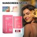 TUWABEII 2024 New Grapefruit Rose Red Protection Natural Zn Own 50 Sunscreen 20g Facial Sunscreen Stick Under $5