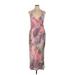 Nasty Gal Inc. Casual Dress - Slip dress: Pink Acid Wash Print Dresses - New - Women's Size 14