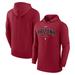 Men's Nike Red Arizona Diamondbacks Authentic Collection Early Work Tri-Blend Performance Pullover Hoodie