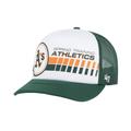 Men's '47 White/Green Oakland Athletics 2024 Spring Training Foam Trucker Adjustable Hat