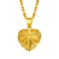 Necklace Fashion Heart Shape Flower Angel Pendant Necklace Jewelry Gold Giftsâœ¨j A9L6