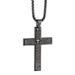 Cross Necklace for Men Inspirational Bible Verse Cross Necklace Bible Prayer Pendant Necklace for Women Cross Pendant Chain Necklace F5M0