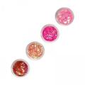 EHJRE 2x4Pcs Sequin Flake Chunky Glitters Eyes Face Body Hairs Nail Glitter Loose Glitter DIY Blowing Bubble for Makeup Epoxy Resin Phone Cases Style D 3 Pcs