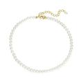 Pearl Round Bead Pendant Chain Necklace Womens Jewellery Choker E9C8