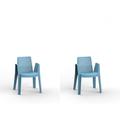 Play Fauteuil Intrieur, Extrieur Set 2 Bleu Ctro - Bleu C?tro - Garbar