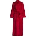 Softest Fleece Long Dressing Gown, Women, size: 10-12, regular, Red, Polyester, by Lands' End