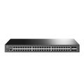 TP-LINK JetStream 48-Port Gigabit L2+ Managed Switch with 10GE 4 SFP+ Slots Fanless, Rackmountable - (TL-SG3452X)