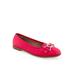 Women's Bia Casual Flat by Aerosoles in Pink Leather (Size 8 1/2 M)