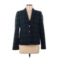 J.Crew Factory Store Blazer Jacket: Green Plaid Jackets & Outerwear - Women's Size 6