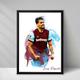 Lucas Paqueta 23/24 - West Ham United - Football Print