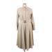 Club Monaco Casual Dress - Shirtdress: Tan Dresses - Women's Size 12