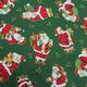 Christmas Santa Print Poplin