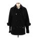 Calvin Klein Wool Coat: Black Jackets & Outerwear - Women's Size 6