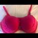 Victoria's Secret Intimates & Sleepwear | Nwt Victoria’s Secret Dream Angels Plunge Bra | Color: Pink/Silver | Size: 36c