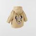 Zara Jackets & Coats | Disney Zara Minnie Mouse Trench Coat Size 4/5 | Color: Tan | Size: 4tg