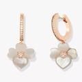 Kate Spade Jewelry | Kate Spade Precious Pansy Pav Drop Mini Hoop Earrings | Color: Gold | Size: Os