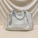 Gucci Bags | Gucci White Woven Raffia Diamante Sukey Large Tote Sku# 70846 | Color: White | Size: Os