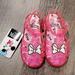 Disney Shoes | Disney Minnie Mouse Bow Closed Toe Sandals Size 11 | Color: Pink/White | Size: 11g