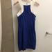 Anthropologie Dresses | Ck Bradley Shift Dress Color Block Bib Neck | Color: Blue/White | Size: S