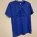 Adidas Shirts & Tops | Adidas Performance Tshirt Blue On Blue Youth L | Color: Blue | Size: Lb