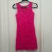 Lilly Pulitzer Dresses | Lily Politzer Hot Pink Embroidered Dress | Color: Pink | Size: Xs