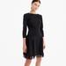 J. Crew Dresses | J.Crew Tulle Hem Sheath Dress In Black Size 6 | Color: Black | Size: 6