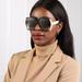Gucci Accessories | New Gg1065s 002 Gucci Black/Beige Grey Women Gucci Sunglasses | Color: Black/Cream | Size: Os
