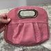 Nine West Bags | Adorable Pink Nine West Snakeskin Embossed Clutch Purse | Color: Pink | Size: Os