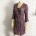 Anthropologie Dresses | Anthropologie By Varun Bahl Sequined Wrap Dress | Color: Pink/Purple | Size: 6