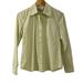 Lilly Pulitzer Tops | Lilly Pulitzer Womens Long Sleeve Green Gingham Button Down Size Petite 6 | Color: Green/White | Size: 6p