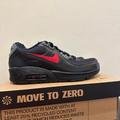 Nike Shoes | Nib Nike Air Max 90 Next Nature Casual Black/Gym Red/Iron Grey 7y==8.5 Women | Color: Black/Red | Size: 8.5