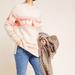 Anthropologie Sweaters | Anthropologie Alpaca Pom Pom Sweater | Color: Cream/Pink | Size: Xs