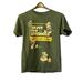 Disney Tops | Mickey Mouse Shirt Adult Size Medium Short Sleeve 100% Cotton Disney T Shirt | Color: Green | Size: M