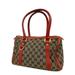 Gucci Bags | Gucci Handbag Abby 130942 Canvas Leather Navy Red Champagne Women's | Color: Blue | Size: Os