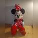 Disney Toys | Disney Minnie Mouse Stuffed Plush 2016 20” Inch Red Polka Dot Dress | Color: Red | Size: Osbb