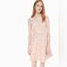 Kate Spade Dresses | Kate Spade Metallic Jacquard Sleeveless Fit Flare Dress In Rose Dew | Color: Orange/Pink | Size: 10