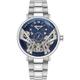 Ingersoll The Tennessee Mens 45mm Automatic Watch with Blue Dial and Silver Stainless Steel Bracelet Strap I13104