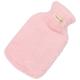 FRCOLOR 3pcs Plush Hot Water Bag Portable Hot Water Bag Outdoor Hand Warmer Warm Water Bag Compact Hot Water Bag Hot Cold Water Bottle Thick Hot Water Bottle Hot Bag Girl PVC Flannel Cover