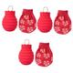 minkissy 3pcs Warm Water Bag Hot Water Bag for Home Silicone Water Bag Fillable Hot Water Pouch Classic Rubber Hot Water Bag Winter Accessories Hand Warmer Child Red Household Knitted Set