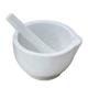 Ceramic Mortar and Pestle Set - Efficient Grinding and Mixing Bowl for Herbs, Spices, and More (Medium Size)