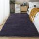 Guetto Rugs Living Room Large Soft Touch Rug Area Rugs for Bedroom Anti Slip Modern Super Soft Thick Pile Fluffy Shaggy Rug Non Shedding Shaggy Fluffy Rugs High Pile Carpets,Purple B,80x200cm