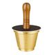 Mortar Pestle Set Pestle and Mortar Set, Brass Mortar Pestle Spice Herb Grinder Durable, Long-Lasting & Easy Cleaning Mixing Bowl,Ideal for Herbs, Spices, Ginger, Garlic (As Pictur