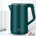 Electric Kettle,1.5L Stainless Steel Kettle Double Layer Hot Water Kettle Electric, Temperature Variable Kettle For Coffee Tea Brewing, Stainless Steel Kettle With Boil Dry Protection (Gree Full moon