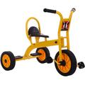 Pre-School Children'S Tricycle, Tricycle for Toddlers Over 2 Years Old, Carbon Steel Tricycle Frame Frame, Big Wheel Children'S Tricycle for 2-6 Years Old Children Two-Seater Children'S Tricycle Outdo